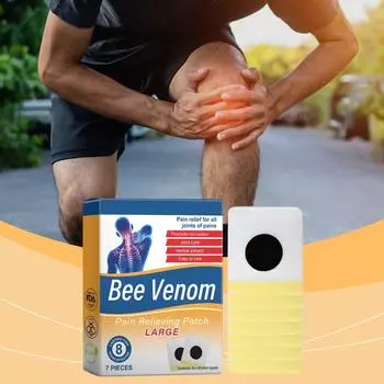 Пластырь для ухода за болью в виде пчелы, эластичный тканевый пластырь, пластырь для суставов шеи, колена, плеча, талии, боли в ногах One Size