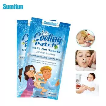 Пластырь для волос, летний гель, охлаждающий пластырь, студенческий охлаждающий пластырь для предотвращения теплового удара, охлаждающий пластырь