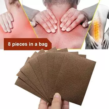 Пластырь для задней части колена, клей для облегчения боли в суставах, задняя китайская травяная натуральная наклейка