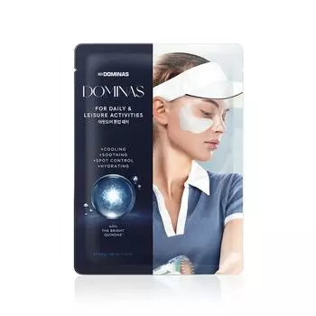 Пластырь Dominas Outdoor Tone Up, 4 порции (веснушки, гольф-нашивка, нашивка для верховой езды), 4г, 1 шт.