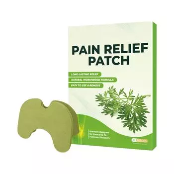 Пластырь Ease от боли в пояснице, полынь, поясничные болеутоляющие пластыри, болеутоляющие пластыри для плеч, шеи, поясницы, коленей для облегчения боли и болезненности мышц One Size зелёный