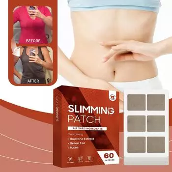 Пластырь Herbal Body Search, лифтинговый, для подтяжки рук, для ухода за светлой кожей, ленивый, 60 шт.