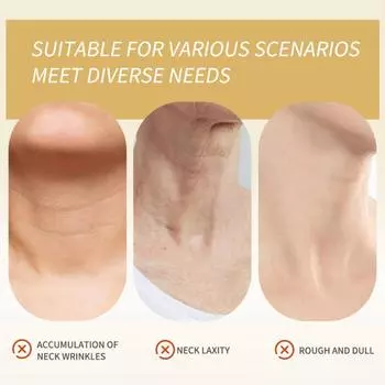 Пластырь из золотой фольги для удаления морщин на шее, укрепляющий и удаляющий морщины, маска для шеи, осветляет морщины на шее и деликатно подтягивает кожу, 15 мл жёлтый