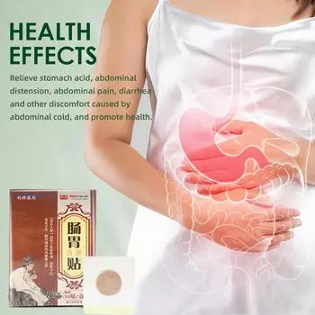 Пластырь на брюшную полость для облегчения боли в животе, вздутия живота, диареи, ухода за селезенкой и желудком