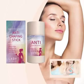Пластырь NO Chafing Stick Scratch Thigh Rescue Friction No Chafing защищает от трения, сухости кожи, истирания и повреждения, 30 г One Size белый