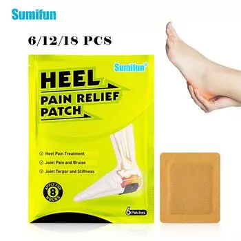 Пластырь от ахиллова тендинита, пластырь для ног, обезболивающий пластырь, пяточная кость, уход за ногами, травяные пластыри