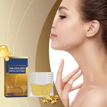 Пластырь от морщин на шее, коллагеновый пластырь для шеи, укрепляющая и увлажняющая маска для шеи, разглаживающий морщины на шее, 10 мл One Size белый