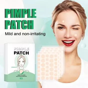 Пластырь от прыщей и прыщей, наклейка для лица и кожи One Size белый