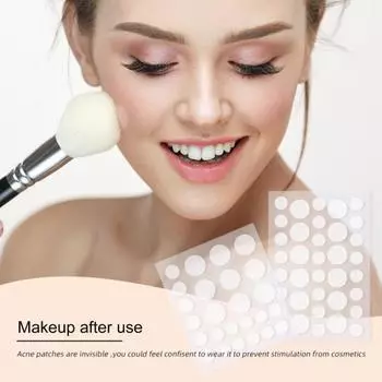 Пластырь от прыщей, нежный, простой в использовании, легкий гидроколлоидный стикер от прыщей, средство для удаления прыщей, впитывающий инструмент для женщин 72pcs