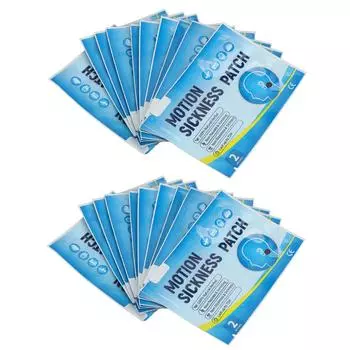 Пластырь от укачивания в самолете, легкий водонепроницаемый портативный пластырь от укачивания в самолете для путешествий
