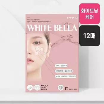 Пластырь-отбеливатель Patch Q от веснушек White Bella 12 листов, 1 шт.