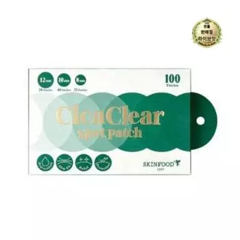 Пластырь SKINFOOD Cica Clear Spot, 100 шт., 1 шт.