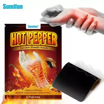 Пластырь Sumifun для снятия боли при артрите, боли в запястном суставе, инфракрасная терапия 6 paste/bag