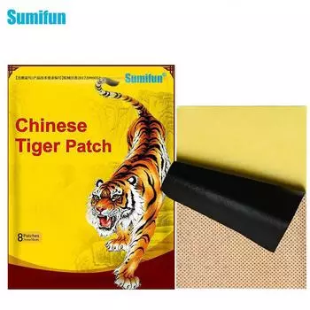 Пластырь Tiger Balm для спины, шеи, мышц, шейных суставов, обезболивающие пластыри для здоровья 1Bag=8Pcs