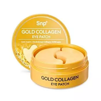 Пластыри для глаз с золотым коллагеном SNP, 60 пар