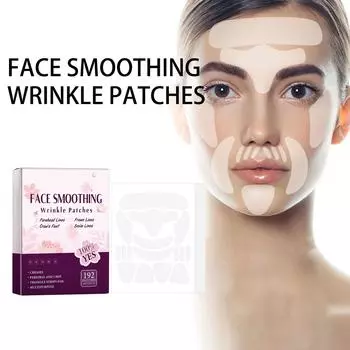 Пластыри для лица и лба от морщин Ageverse Face Patches Non Wrinkle Gel Pad Set Desire Neck Eye Face Pad Removal Patch розовый
