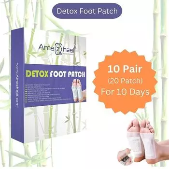 Пластыри для ног Premium Detox, очищающая подушечка для ног, удаляющая токсины, пластырь для сна для снятия стресса, для мужчин и женщин, 20 штук (Пакет из 1)