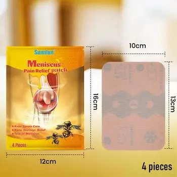 Пластыри для облегчения боли с пчелиным ядом, пластырь для боли в мышцах коленного сустава, наклейка, пластырь
