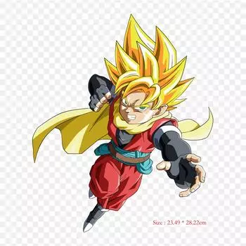 Пластыри для одежды Мешок Утюг на термо наклейках Клюв Vegeta Goku Шаблон Моющийся теплообмен
