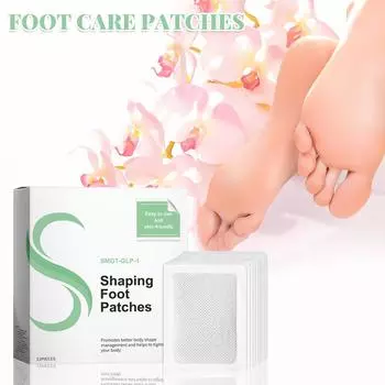 Пластыри для похудения и ухода за ногами улучшают текстуру кожи и уменьшают мелкие морщины, Пластыри для ухода за ногами, 12 шт./1 шт., One Size