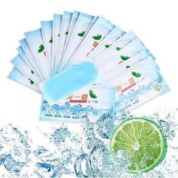 Пластыри для снятия усталости, холодные охлаждающие подушечки для лба, гелевые наклейки в листах синий