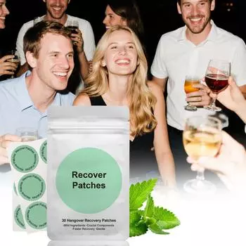 Пластыри для ухода за телом Sobering Aid, снимающие дискомфорт и головокружение(30шт/1шт) One Size