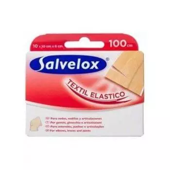 Пластыри Salvelox текстильные эластичные 12x10см
