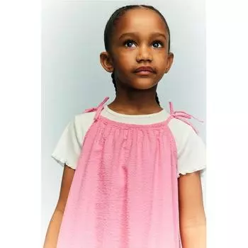 Платье без рукавов HM розовое