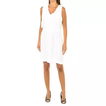 Платье без рукавов с V-образным вырезом 3Y5A41-5NYFZ женское 48 белый