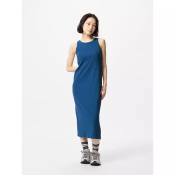 Платье-бюстгальтер Uniqlo Japan с ребристым узором, короткая длина 09 BLACK/S