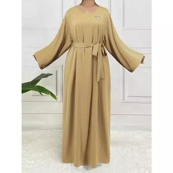 Платье Длинное платье Праздничное пляжное однотонное платье S красный