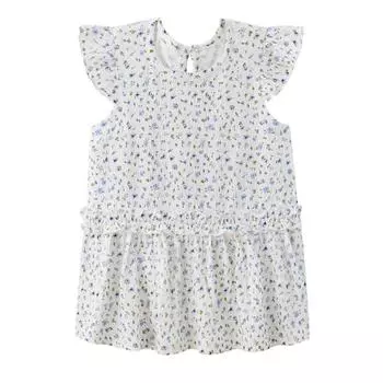 Платье для девочек белое 110/56 (3-4 года) 100