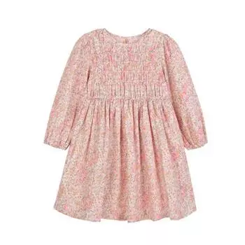 Платье для девочек, осень 2021, детское платье принцессы с длинными рукавами и цветочным принтом для девочек, свадебное платье для девочек, детская одежда для девочек 13