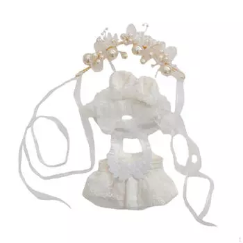 Платье для девочки-куклы, принцесса, съемное, милое, украшение, мода, мягкое, для детей, наряды