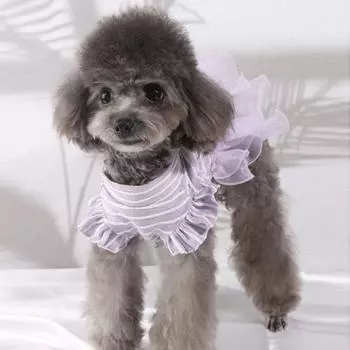 Платье для двуногих домашних животных, безусадочный хлопковый макет, реквизит, универсальная одежда для домашних животных 2 розовый