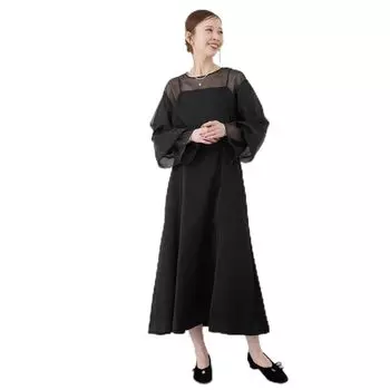 Платье Для комплекта майка ПЛАТЬЕ для черного [ROPE PICNIC] [Mon E toile] свадьбы/блузка женщины, (01)