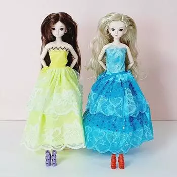 Платье для куклы Smile Baby Mimi Juju, комплект из 2 предметов, Style7