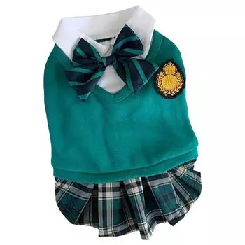 Платье для маленькой собаки, теплая, мягкая, удобная, очаровательная, с бантом, одежда для домашних животных для маленьких собак, кошек