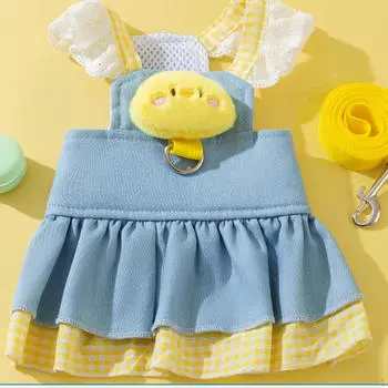 , Платье для шлейки для собак, Одежда для кошек, Костюм, Милая собачка для вечеринки S