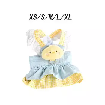 Платье для собак, летняя одежда, костюм принцессы-кошки для маленьких собак XS