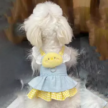 Платье для собак, платья для кошек, одежда для кошек для маленьких девочек, весна-лето, дышащая S