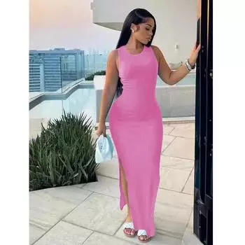 Платье для вечеринки с завышенной талией, дышащее, красивое, элегантное, длинное, для коктейльной вечеринки, уличное платье S чёрный