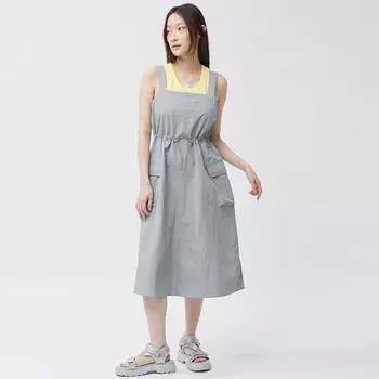 Платье-джемпер из технического материала GU by Uniqlo+короткая длина EC от 107,0 до 116,0 см