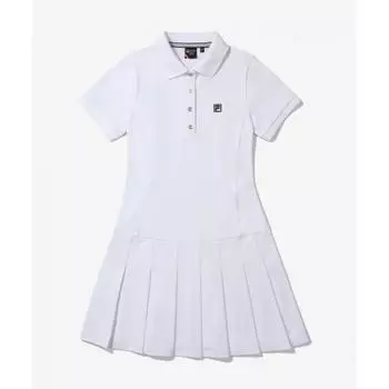 Платье FILA со складками на воротнике FS2OPG2362FWHI WHITE/090
