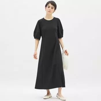 Платье GU by Uniqlo с рукавами-фонариками, рукав 5 минут Z+E