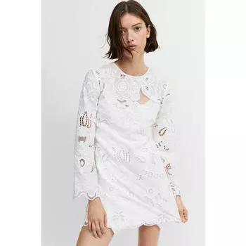 Платье HM broderie anglaise белое 1177115001