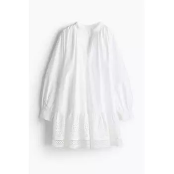 Платье HM Broderie Anglaise, белое