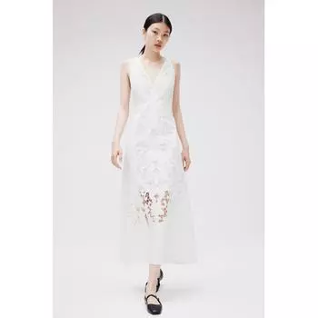 Платье HM Broderie Anglaise, белое