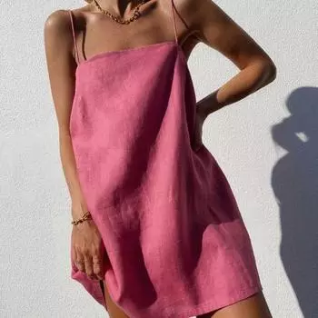 Платье Холтер Удобное праздничное платье S белый