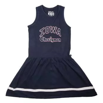 Платье Iowa из хлопка для детей CHEVIGNON 4 ans светло-серый